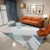 Nueva Alfombra de Piso Sala de Estar Dormitorio Lujo Ligero Alta Calidad Simple Cobertura Total Sofá Alfombra de Piso Grande Mesa de Café Limpiable Alfombra de Mesita de Noche