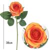Buquê de Casamento, Flor para Decoração de Sala de Estar, Rosa Única Simulada, Flor para Fotografia de Dia dos Namorados, Flor Artificial