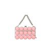Bolso de Cena Transfronterizo Bolso Clutch Europeo y Americano Retro Bolso de Hombro Cruzado de Moda Bolso de Mano Moderno Bolso de Cadena Simple para Mujer