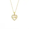 Collar de Amor para Mujer Acero de Titanio Lujo Accesible Nicho para Mujer Estilo Caliente 2025 Regalo del Día de San Valentín Chino para Novia