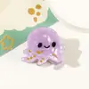 Presilha de Cabelo Fofa Desenho Animado Animal Série Oceano Pequena Imitação Acetato Concha Golfinho Estrela do Mar Franja Lateral Filhote