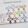 Tinta colorida argola de mola rotação universal cor de doce coelho gato amor chaveiro acessórios de joias diy