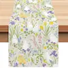 2026 Nuevo Camino de Mesa Estampado de Pascua Transfronterizo, Mantel Decorativo Festivo de Amazon, Mantel Individual para Mesa de Comedor de Sala de Estar
