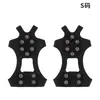 456710 crampones dentados en stock, directo del fabricante, cubrezapatos de silicona antideslizantes para exteriores para escalada en nieve y montañismo, herramienta antideslizante