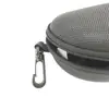 Caja de gafas de sol de tela Oxford nueva de moda Eva con gancho Caja con cremallera de tela Oxford Caja para gafas al por mayor
