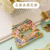 Ímã de Geladeira de Shaoxing Baicaoyuan Livraria Sanwei Shenyuan Barco Wupeng Turismo Cultural Criativo Guochao Lembrança Adesivo Magnético Decorativo