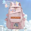 Há muitas protagonistas que são fracassadas. Mochila de mercadoria de anime Anami Kanae para estudantes do sexo masculino e feminino, bolsa escolar bidimensional, bolsa de ombro dupla