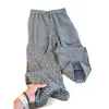 Pantalones casuales retro americanos con estampado de espinas para hombre, colección de otoño, estilo cleanfit, pierna recta, corte holgado y pantalones de pierna ancha fluidos