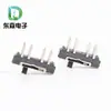 MSS23D18 fila doble 8 pies interruptor basculante vertical pequeño miniatura resistente a altas temperaturas 2 velocidades 3 velocidades mininterruptor deslizante