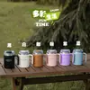 Taza de Acero Inoxidable Sitarayuri Nueva con Asa, Taza de Café Portátil para Hombres y Mujeres, Taza Creativa de Doble Uso