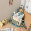 Nueva Bolsa Cruzada de Hombro Única Deportiva para Viajes Infantiles Ligera Portátil de Colorido Bloqueo Tendencia Estilo Coreano Diseño para Exteriores