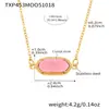 Roda Gigante Pedra Irregular Mista Design Feminino Ágata Concha Flor de Cinco Folhas Pingente Colar Pulseira Conjunto de Joias