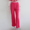 Conjunto de Moletom Cor Sólida Manga Longa Gola Redonda Venda Direta da Fábrica Roupas Europeias e Americanas Outono e Inverno 2024 Tops Soltos Calças de Pernas Largas
