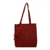 Bolsa de Mão Simples e Estilosa 2026 Nova Bolsa Tote para o Dia a Dia Bolsa de Ombro Único Versátil Cor Sólida Casual para o Dia a Dia Bolsa de Axila