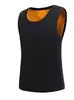 Camiseta interior sin mangas de terciopelo dorado transfronteriza para hombre, cuello redondo, engrosada, corte ajustado, cálida, ropa interior ceñida, chaleco de forro polar para otoño e invierno