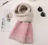 Bufanda tejida de mezcla de lana para mujer, cálida y gruesa para invierno, calentador de cuello versátil, bufanda de cuello elegante estilo coreano para hombre