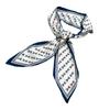 Bufanda de Seda Explosiones Otoño e Invierno Retro Larga Decoración Biselada Cinta Moda Bufanda Versátil Corbata Diadema Lazo para el Cabello Cinturón para el Cabello