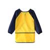 Overol impermeable para niños con diseño transfronterizo, delantal de manga larga, traje para estudiantes de arte, ropa de pintura, bolsillo, babero, overol para usar al revés