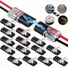 Bloque de Terminales LED sin Soldadura y sin Cables Tipo Enchufe D2 Conector Rápido Enchufable Doble Línea Enchufable