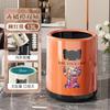 Papelera de Gran Capacidad Alto Valor de Color Lujo Ligero Transparente Presionable Creativa de Doble Cubo Almacenamiento Cubo para Basura de Sala de Estar Cocina con Tapa