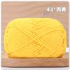 Hay Tú para Toda la Vida 4 Hilos de Hilo de Algodón Leche Bola de Lana para Bebé Hilo de Crochet Tejido a Mano Paquete de Materiales Diy de Algodón Peinado