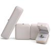 Caja Octogonal de Joyería de Cuero PU con Corona, Caja para Aretes Collares Anillos, Caja de Joyería para Pulseras, Existencias de Fábrica Listas para Venta al por Mayor