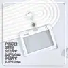 Porta-cartões transparente horizontal da moda para estudantes, cordão para crachá escolar, capa protetora para crachá, porta-cartão IC de comércio exterior no atacado