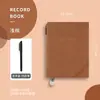 Cuaderno A5 Estilo Retro de Piel Suave con Correas, Bloc de Notas de Piel de Oveja, Cuaderno para Reuniones de Trabajo de Oficina, Personalización Empresarial