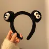 Lavar Faixa de Cabelo Bonito Novo Chapéu Dos Desenhos Animados das Mulheres Lavar o Rosto Aplicar Máscara Faixa de Cabelo Antiderrapante Faixa de Pelúcia Acessórios para o Cabelo