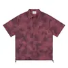 SAVAGEBASE estilo retro decadente con un diseño desgastado, nueva camisa casual de algodón a cuadros de manga corta para el verano 2026