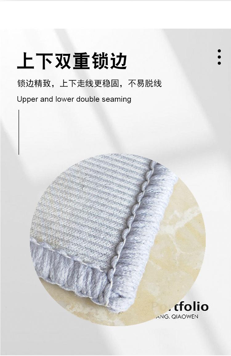 灰色系几何地毯,条纹客厅地毯,卧室床边毯,地毯地垫,一件代发