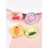 Plato de dibujos animados nuevo resina lindo pequeños accesorios pegamento de crema materiales DIY hechos a mano joyería casera parche tridimensional