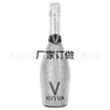 Procesamiento de fábrica botella de vidrio pedrería pegajosa botella de vino copa de vino espumoso procesamiento de diamante pegatina de cristal acrílico