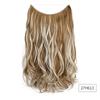 Peluca europea y americana para mujer, cabello largo y rizado, ondas grandes, esponjosa, natural, de una sola pieza, con línea de pesca en red, extensión de cabello en stock