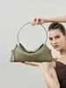 Bolso para Mujer 2025 Más Vendido Nuevo Retro Sentido de Alta Gama Bolso Tejido Piel de Vaca de Capa Superior Bolso de Hombro Único Tipo Almohada para Viajes