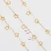 Corrente a Vácuo de Aço Inoxidável Corrente Sol Dourado Lua e Estrela Cruz Coração Corrente Feita à Mão Acessórios de Joias para Colares DIY