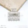 Grampo de Cabelo com Franja de Pérola e Strass Estilo Europeu e Americano Pequeno Grampo de Cabelo Feminino Versátil Tendência Simples Liga de Alumínio Banho Galvânico Presilha de Garra