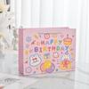 Bolsa de Mão Horizontal Fofa de Desenho Animado Coelho Colorida Bolsa de Presente em estoque Rosa Papel de Presente Dia das Crianças Sacola