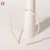 Qiyue Diadema mate estilo coreano diadema de temperamento simple presión cabello antideslizante con dientes onda combinable color sólido coletero accesorios para el cabello