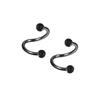 Aretes de bola de diamante completo S Rod de Amazon AliExpress acero inoxidable multicolor Anillo labial Rod piercing para la nariz joyería para piercing corporal