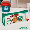 T Bolsa de Lápis Grande Capacidade de Natal Fofa de Alto Valor Transparente para Lápis Ins Fofa de Natal Bolsa de Maquiagem Pequeno Presente
