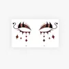 Pegatinas Faciales Tatuajes Halloween Temática Oscura Estrella Demonio Personalizadas Estilo Europeo y Americano Populares de Alta Calidad Transfronterizas