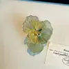 Anillo de Flor de Bola de Metal Exagerado Estilo Tweed de Gama Alta Versátil Personalizado Chapado en Oro Real Anillo Abierto Anillo