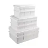 Caja para Voltear Masa Caja Comercial de Plástico Grado Alimenticio Caja para Levantar Masa de Pizza Recipiente para Guardar Pan Caja para Hornear Pasteles