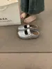 Mocasines casuales Bestvisse de tejido con punta cerrada 2026 primavera/verano para mujer, zapatos Mary Jane para uso en exteriores