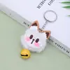 Colgante de Peluche con Campana Lindo de Moda Llavero Gato de la Suerte Colgante de Muñeca Gato para Mochila Regalo