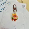 Llavero de Postre Colorido de Dibujos Animados Lindo Colgante para Bolso de Chica Suave Accesorios Colgantes para Mochila Escolar de Estudiante Coche