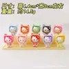 Decoração de Carro Criativa Fofa de Desenho Animado, Brinquedo Tendência Luminoso, Ornamento de Mesa de Resina 3D Fofo, Brinquedo Infantil Saco Surpresa