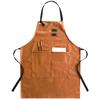 Delantal trabajo Moda PU hogar cocina cocinar hombres y mujeres pastel restaurante repostería ropa de trabajo impresión de logotipo personalizado