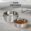 El cuenco para perros de acero inoxidable más vendido de Amazon, antideslizante de silicona, fácil de limpiar, cuenco para mascotas para perros y gatos, cuenco antideslizante transfronterizo